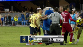 Earthquakes Mascot Sacks Idiot On The Field, Gets Shoved By Opponents
